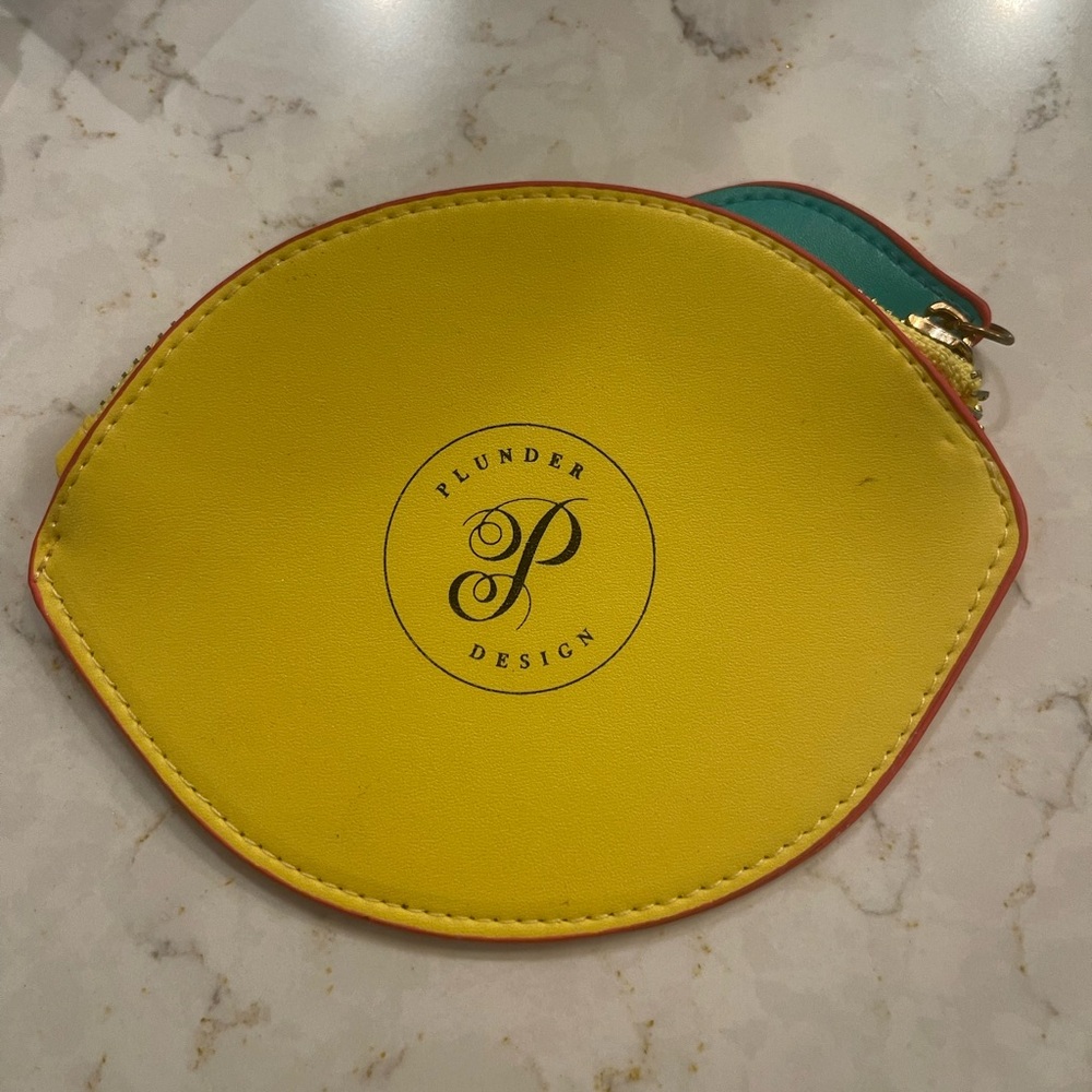 Yellow and Green Women's Coin purse